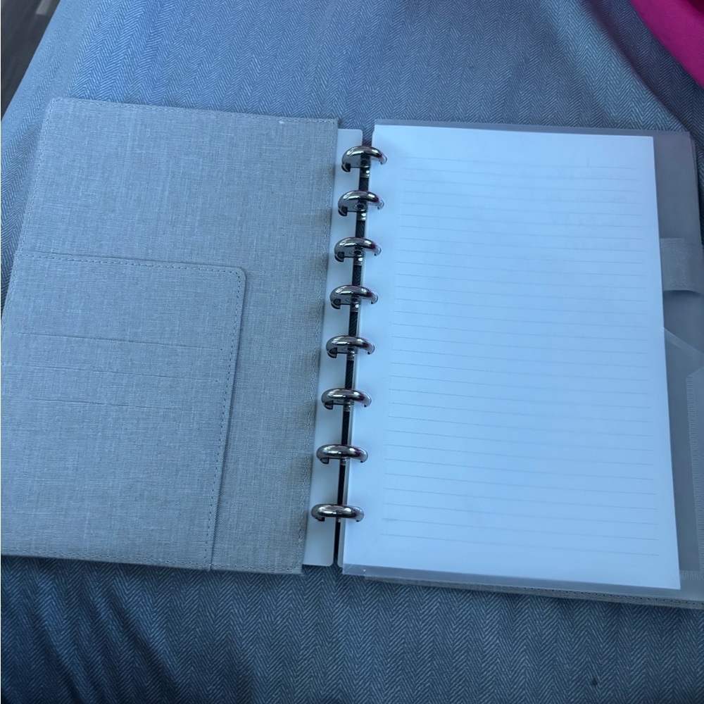Gray Ring-Bound Notebook - Picture 2 of 2